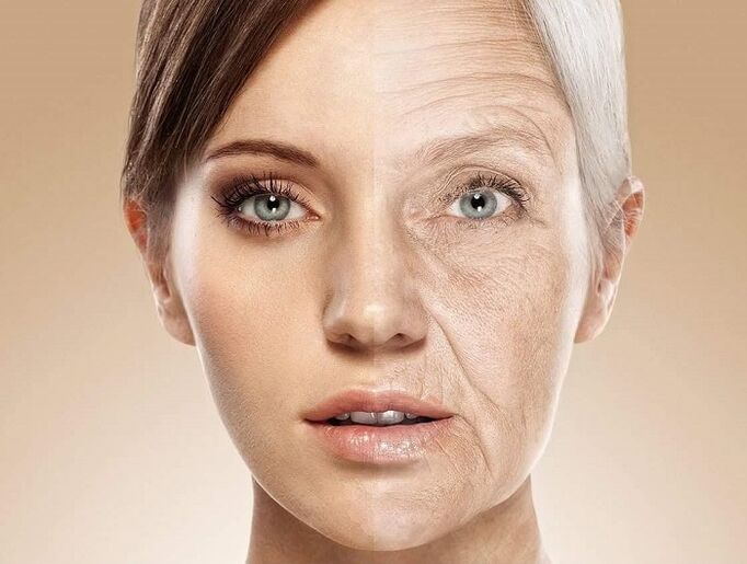 шкіра обличчя до і після лазерного омолодження